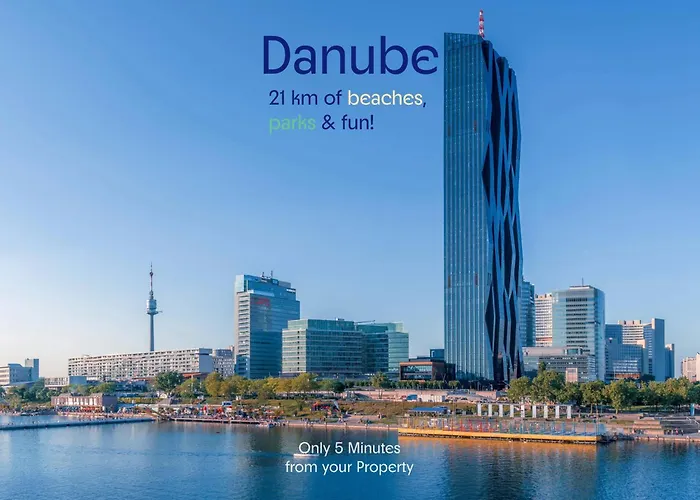 Appartement Bright 1br Flat Near Danube River Millennium Tower Wenen